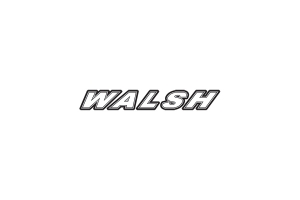 4.75" WALSH, pull rod, frame (silver)