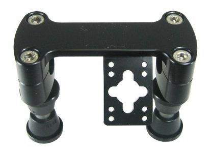 Steering handlebar clamp (black)