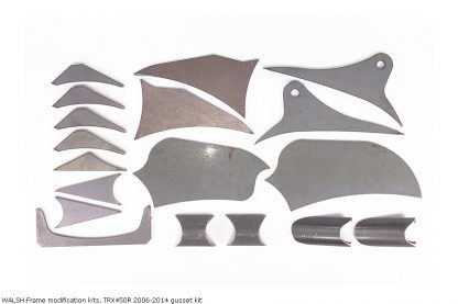 WALSH Frame modification kits, TRX450R 2006-2014 gusset kit