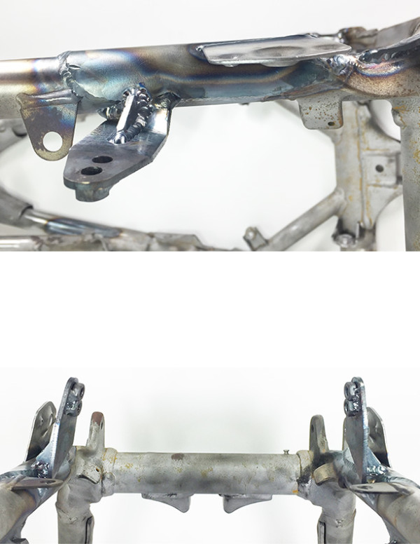 HONDA TRX450R Frame, Lowering kit (installed) (4) WALSH Race Craft